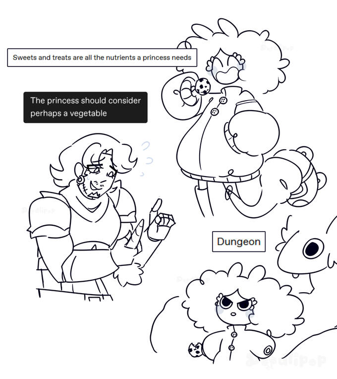 Treats and Sweets. Referencing a post on Tumblr.