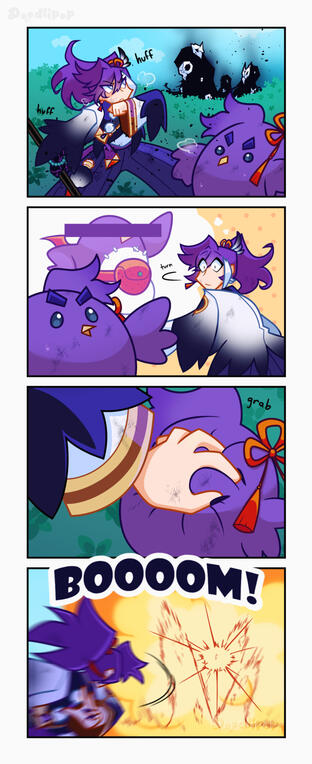 Spirit Bomb. 4Koma. Banzoin Hakka Birthday Project 2025